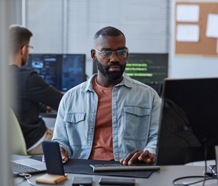 Computer Programmer at Workplace